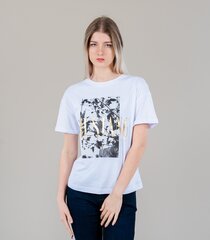 Женская футболка Mustang 1011819*2045, белая цена и информация | Женские футболки | 220.lv