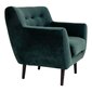 Atzveltnes krēsls Monte, zaļš/melns cena un informācija | Atpūtas krēsli | 220.lv