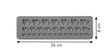 Tescoma Delicia Deco formiņas konditorejas izstrādājumu dekorēšanai, 26x8 cm cena un informācija | Cepamais papīrs, trauki, formas | 220.lv