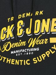 Jack & Jones vīriešu sporta jaka, melna cena un informācija | Vīriešu jakas | 220.lv