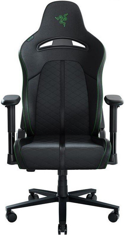 Spēļu krēsls Razer Enki X, melns/zaļš цена и информация | Biroja krēsli | 220.lv