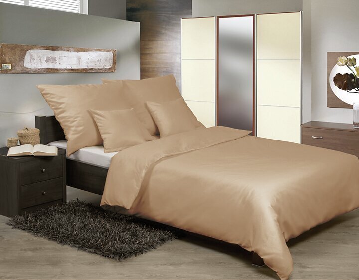 Gultas veļas komplekts Gold Collection Beige, 200x220 cm, 5 daļas cena un informācija | Gultas veļas komplekti | 220.lv