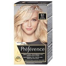 Matu krāsa L'Oréal Paris Préférense Hair Color, 10.21 Stockholm Velmi světlá perlová blond cena un informācija | Matu krāsas | 220.lv