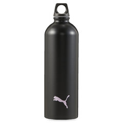 Puma TR 800 ml pudele, tērauds, melns цена и информация | Фляги для воды | 220.lv