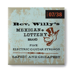 Stīgas el. ģitārai Dunlop Rev. Willy's RWN0738 0.007-0.038 cena un informācija | Mūzikas instrumentu piederumi | 220.lv