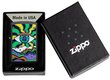 Zippo šķiltavas 49699 Black Light Eye Design cena un informācija | Šķiltavas un aksesuāri | 220.lv