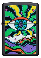 Zippo šķiltavas 49699 Black Light Eye Design cena un informācija | Šķiltavas un aksesuāri | 220.lv