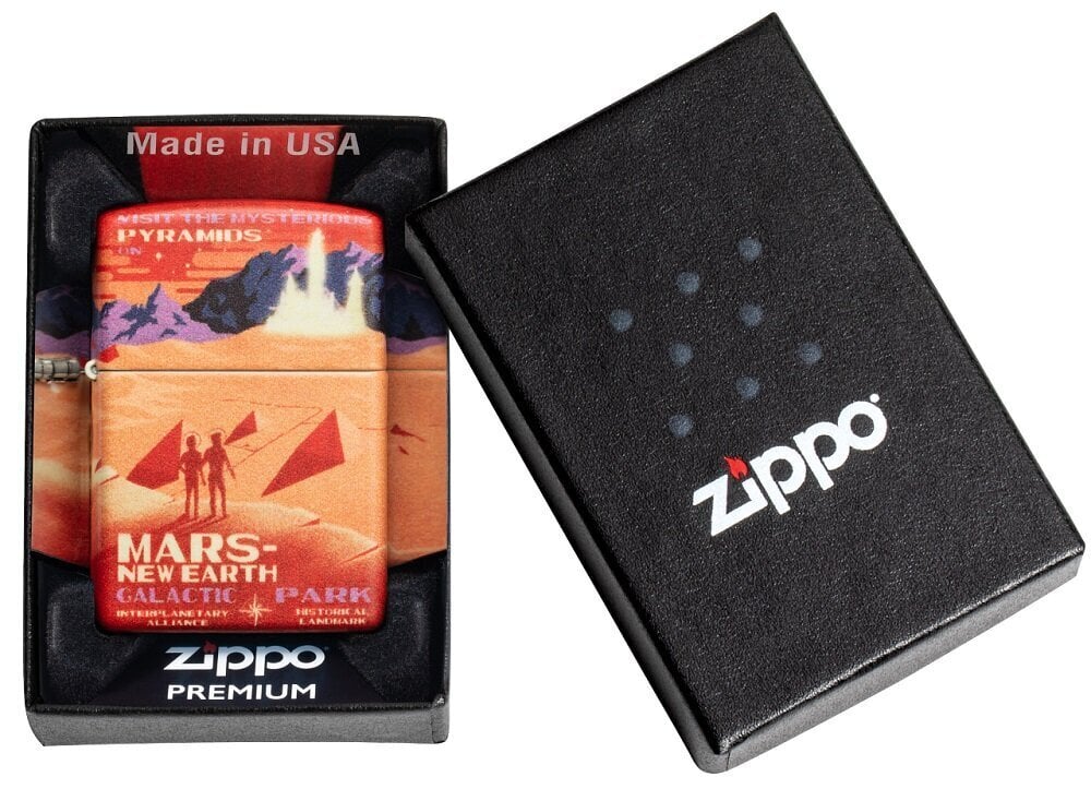 Zippo šķiltavas 49634 Mars Design cena un informācija | Šķiltavas un aksesuāri | 220.lv