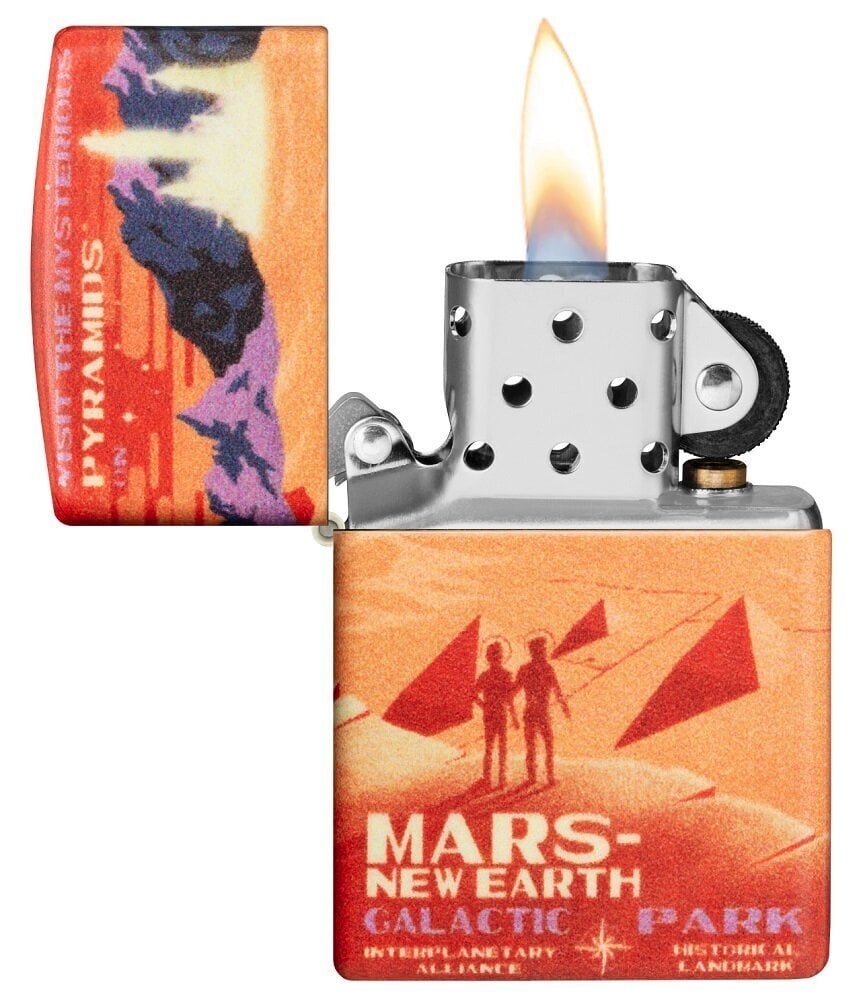 Zippo šķiltavas 49634 Mars Design cena un informācija | Šķiltavas un aksesuāri | 220.lv