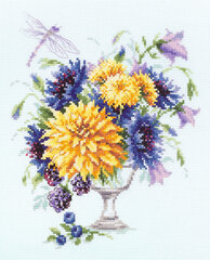 Набор для вышивания Magic Needle   "Summer Bouquet" 215-304 цена и информация | Принадлежности для вышивания | 220.lv