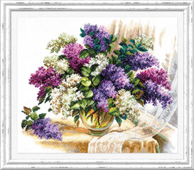 Набор для вышивания Magic Needle  "The Scent of Lilacs" 40-64 цена и информация | Принадлежности для вышивания | 220.lv