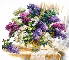 Набор для вышивания Magic Needle  "The Scent of Lilacs" 40-64 цена и информация | Принадлежности для вышивания | 220.lv
