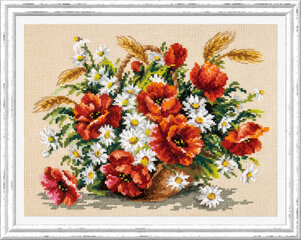 Набор для вышивания Magic Needle   "Bouquet of Wildflowers" 40-67 цена и информация | Принадлежности для вышивания | 220.lv
