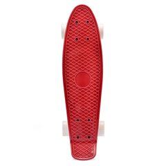 Скейтборд Meteor 22630, 56 см, красный/белый цена и информация | Скейтборды | 220.lv