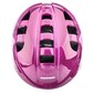 Bērnu velosipēda ķivere Meteor KS08 Pink Butterflies, rozā cena un informācija | Ķiveres | 220.lv