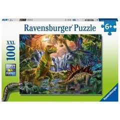 Ravensburger puzle Dinozauru oāze, 100 XXL gab. cena un informācija | Puzles, 3D puzles | 220.lv