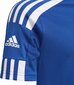 Futbola krekls Adidas Squadra 21 JSY Y GK9151, zils cena un informācija | Futbola formas un citas preces | 220.lv