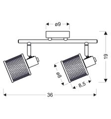 Candellux lighting светильник Canabera 92-81766 цена и информация | Потолочные светильники | 220.lv