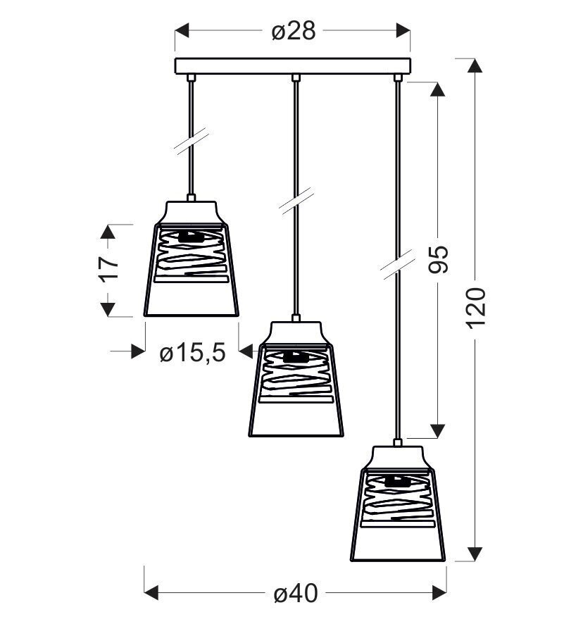 Candellux lighting gaismeklis Fresno 33-78988 cena un informācija | Lustras | 220.lv