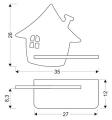 Candellux lighting светильник House 21-84866 цена и информация | Настенные светильники | 220.lv