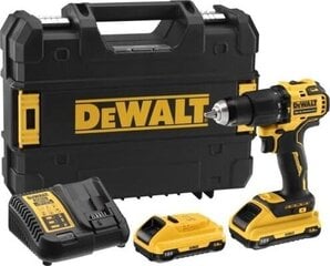 Akumulatora trieciena skrūvgriezis - urbjmašīna Dewalt DCD709L2T-QW цена и информация | Шуруповерты, дрели | 220.lv