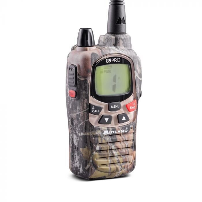 Midland G9 PRO pārnēsājamais raiduztvērējs, 1800mAh NiMh akumulators, sienas lādētājs, Mossy Oak цена и информация | Rācijas | 220.lv