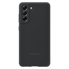 Samsung Galaxy S21 FE, dark gray - Smartphone silicone cover cena un informācija | Telefonu vāciņi, maciņi | 220.lv