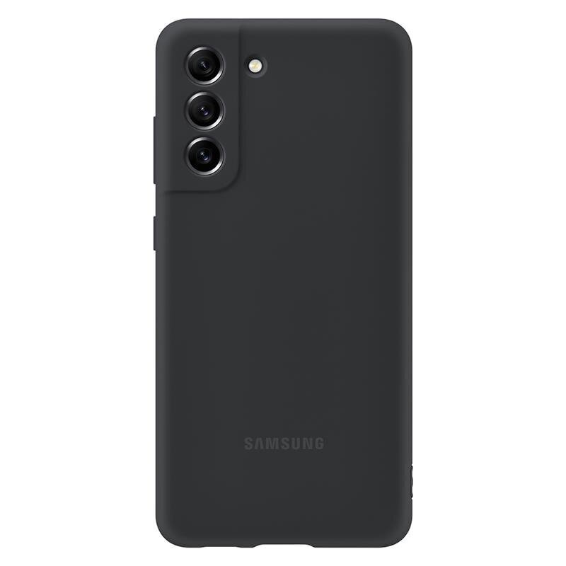 Samsung Galaxy S21 FE, dark gray - Smartphone silicone cover cena un informācija | Telefonu vāciņi, maciņi | 220.lv