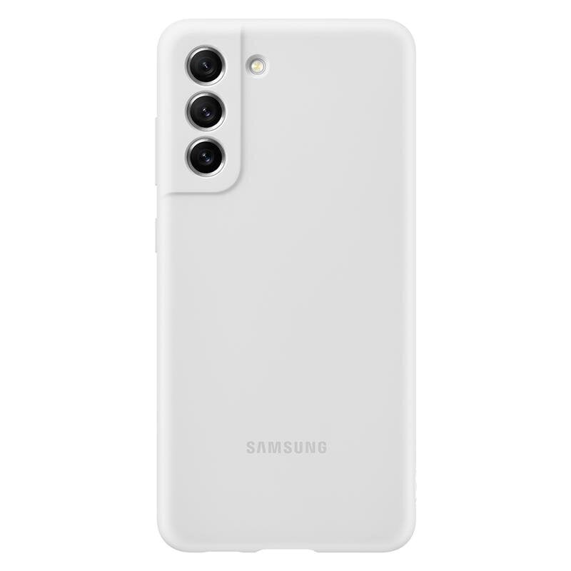 Samsung Silikona vāciņš Galaxy S21 FE balts EF-PG990TWEGWWW cena un informācija | Telefonu vāciņi, maciņi | 220.lv