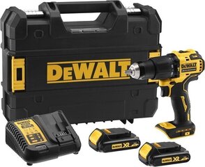 Аккумуляторная ударная дрель - шуруповерт Dewalt DW DCD709S2T цена и информация | Шуруповерты, дрели | 220.lv