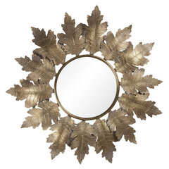 Sienas apaļš spogulis - kļavas lapas 86 x 5 cm cena un informācija | Spoguļi | 220.lv