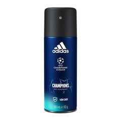 ADIDAS UEFA VIII vīriešu izsmidzināmais antiperspirants 150ml cena un informācija | Dezodoranti | 220.lv