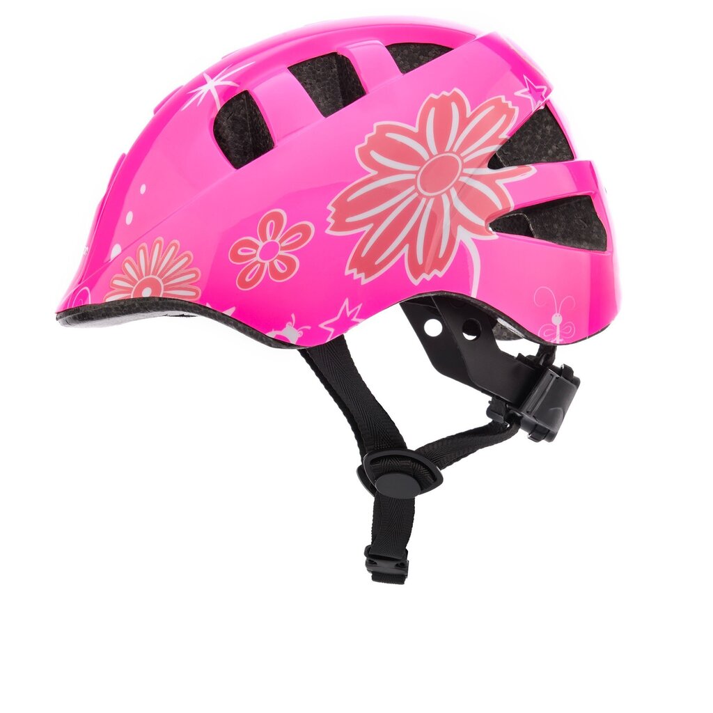 Bērnu velosipēda ķivere Meteor KS08, rozā cena un informācija | Ķiveres | 220.lv