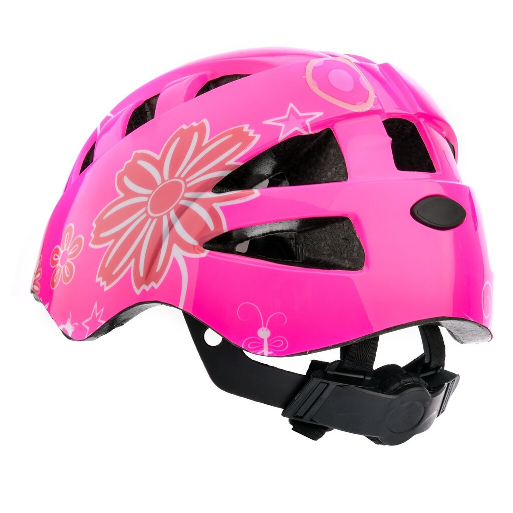 Bērnu velosipēda ķivere Meteor KS08, rozā cena un informācija | Ķiveres | 220.lv