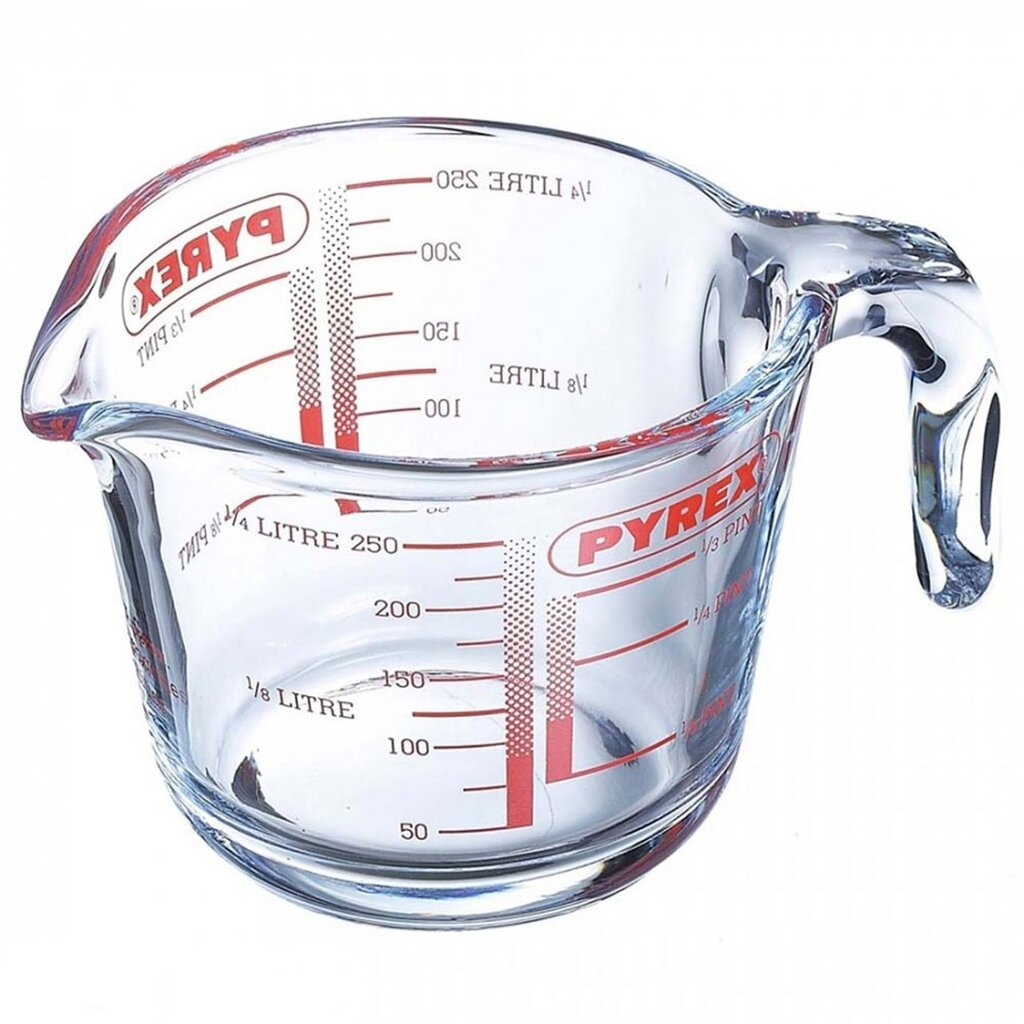 Pyrex mērtrauks, 0,25 l cena un informācija | Virtuves piederumi | 220.lv