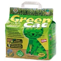 Kukurūzas pakaiši kaķu tualetei - GreenCat, 12 L цена и информация | Наполнители для кошачьих туалетов | 220.lv