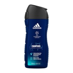 ADIDAS UEFA VIII vīriešu dušas želeja 250ml cena un informācija | Dušas želejas, eļļas | 220.lv