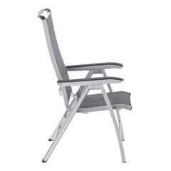 Складное кресло Kettler Forma II, серый/серебристый цвет цена и информация | скамейка со столиком | 220.lv