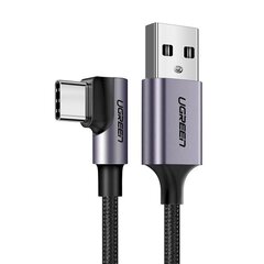 Angular USB-C cable UGREEN US284, 3A , 3m (black) цена и информация | Кабели для телефонов | 220.lv