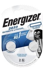 ENERGIZER CR2032 3V B2 Ultimate Lithium baterijas, 2gb cena un informācija | Baterijas | 220.lv