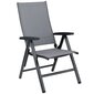 Saliekamais krēsls Kettler Cirrus, melns cena un informācija | Dārza krēsli | 220.lv