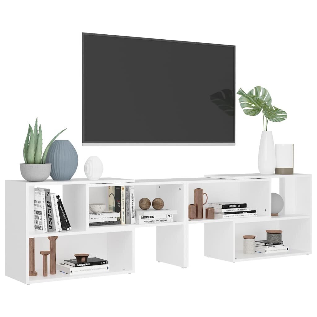 vidaXL televizora skapītis, balts, 149x30x52cm cena un informācija | TV galdiņi | 220.lv