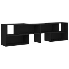 vidaXL televizora skapītis, melns, 149x30x52cm cena un informācija | TV galdiņi | 220.lv