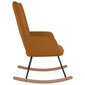 Šūpuļkrēsls, brūns cena un informācija | Atpūtas krēsli | 220.lv