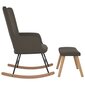 vidaXL šūpuļkrēsls ar balstu kājām, tumši pelēks цена и информация | Atpūtas krēsli | 220.lv