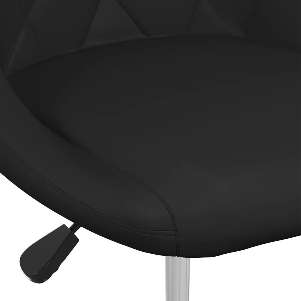 Ēdamistabas krēsls vidaXL melns cena un informācija | Virtuves un ēdamistabas krēsli | 220.lv