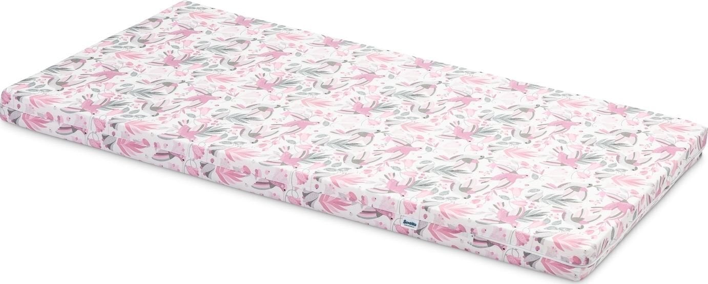 Bērnu matracis Sensillo, 120x60 cm, rozā цена и информация | Matrači | 220.lv