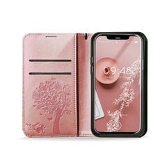 Forcell MEZZO Book vāciņš Xiaomi Redmi Note 10 / 10S / Poco M5s, rozā cena un informācija | Forcell Mobilie telefoni un aksesuāri | 220.lv