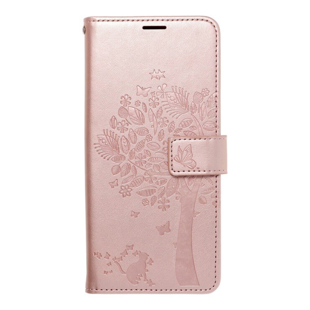 Forcell MEZZO Book vāciņš Xiaomi Redmi Note 10 / 10S / Poco M5s, rozā cena un informācija | Telefonu vāciņi, maciņi | 220.lv