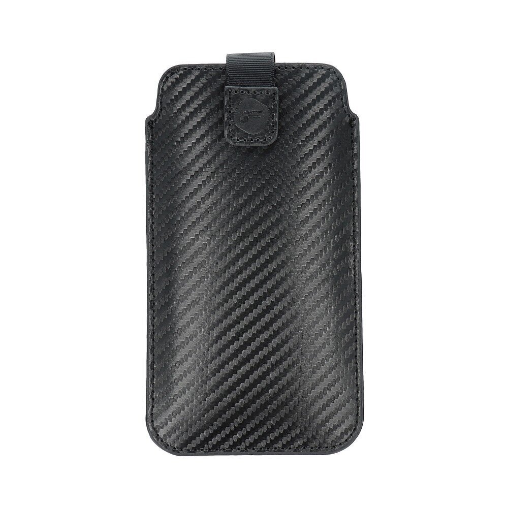 Telefona maciņš Forcell Pocket iPhone 12 Pro Max / iPhone 13 Pro Max / Samsung A52 / A52 5G / A20s / A71 / S21 Plus / Xiaomi Remi Note 10 / 10S / Realme 8, melns cena un informācija | Telefonu vāciņi, maciņi | 220.lv